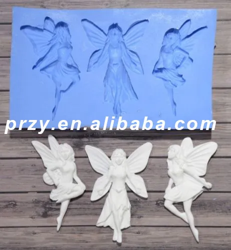 3D Fairy Mermaid Tail Mold Scale Silicone Fondant Cake Mould Decor Sugar O3